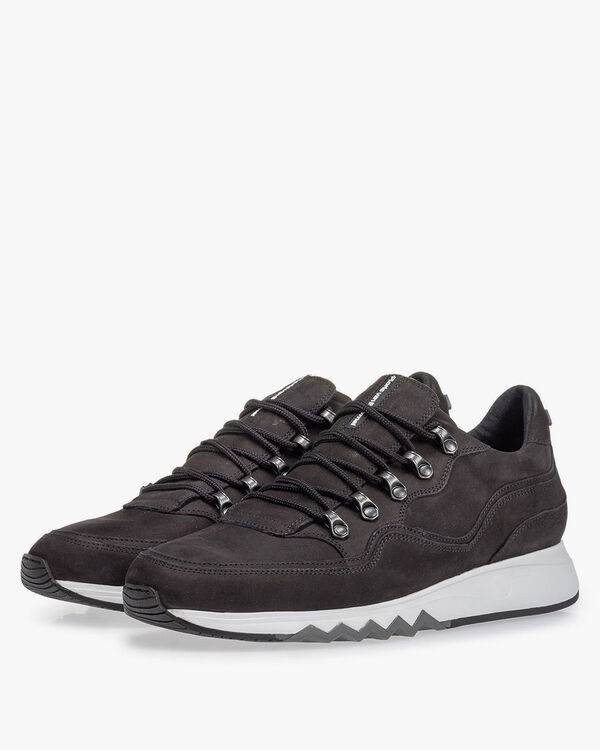 Sneaker zwart nubuck