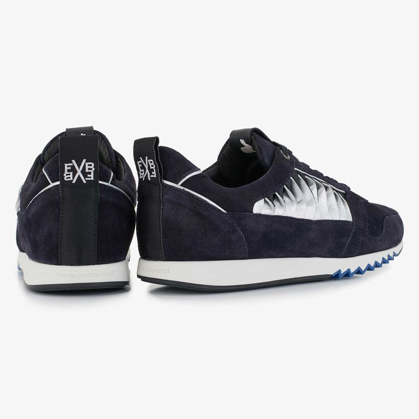 Floris van Bommel donkerblauwe dames sneaker