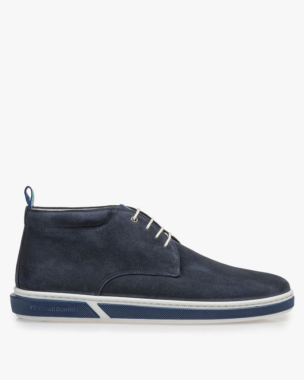 Suède veterboot blauw SFM-50101-41-01 | Floris van Bommel®