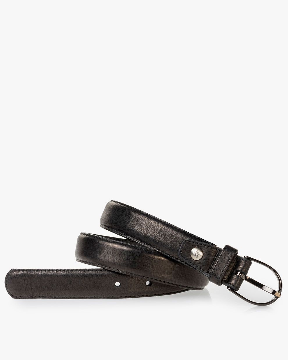 Zwarte riem De Belter 85.15 | Floris van Bommel Women®