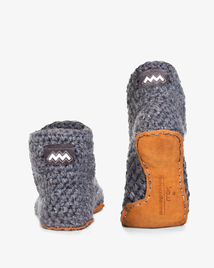 Kingdom Of Wow sloffen donkergrijs