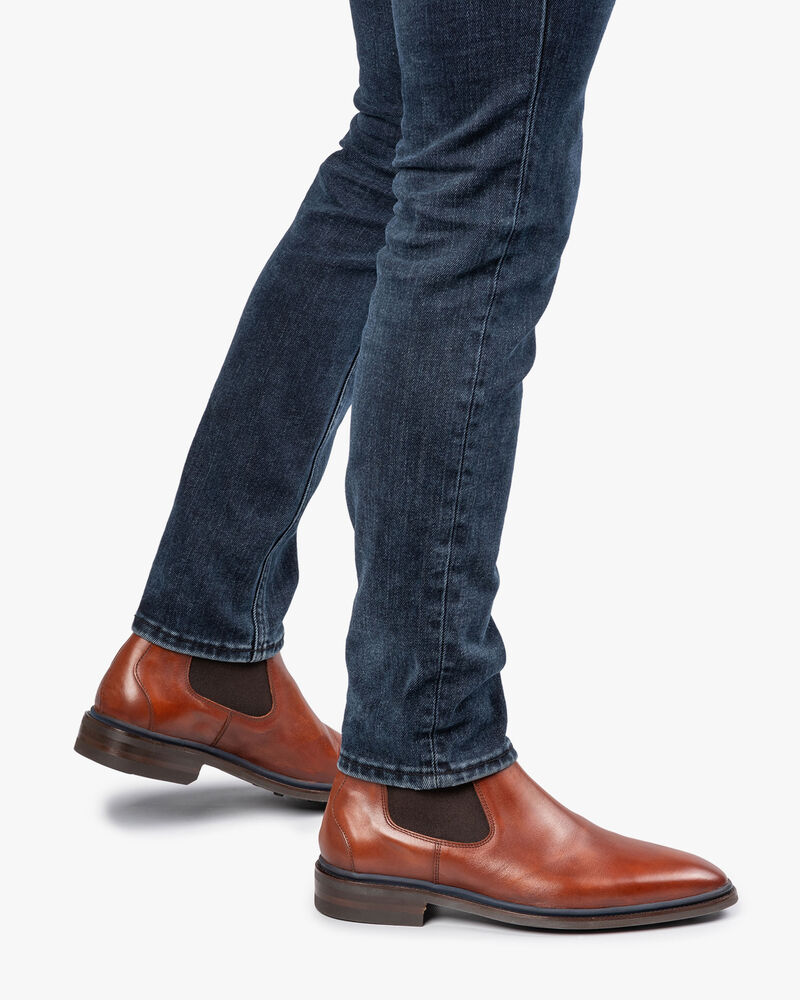 Chelsea boot kalfsleer cognac