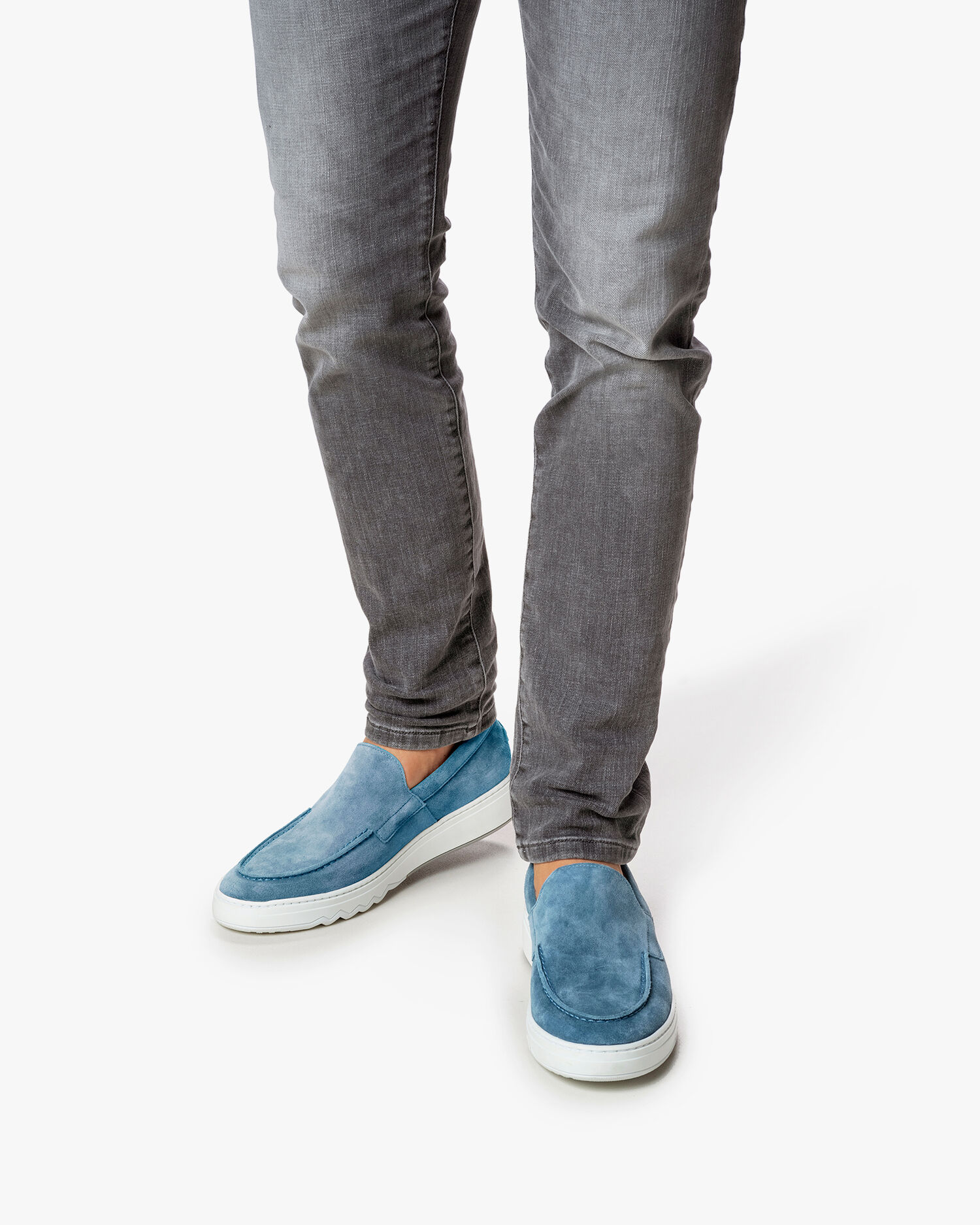 Loafer heren De Kupster 04.04 Lichtblauw Floris van Bommel Official