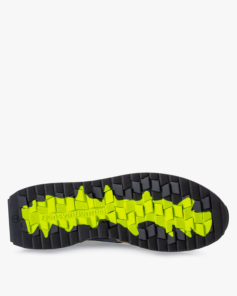 Sharki sneaker su&egrave;de grijs