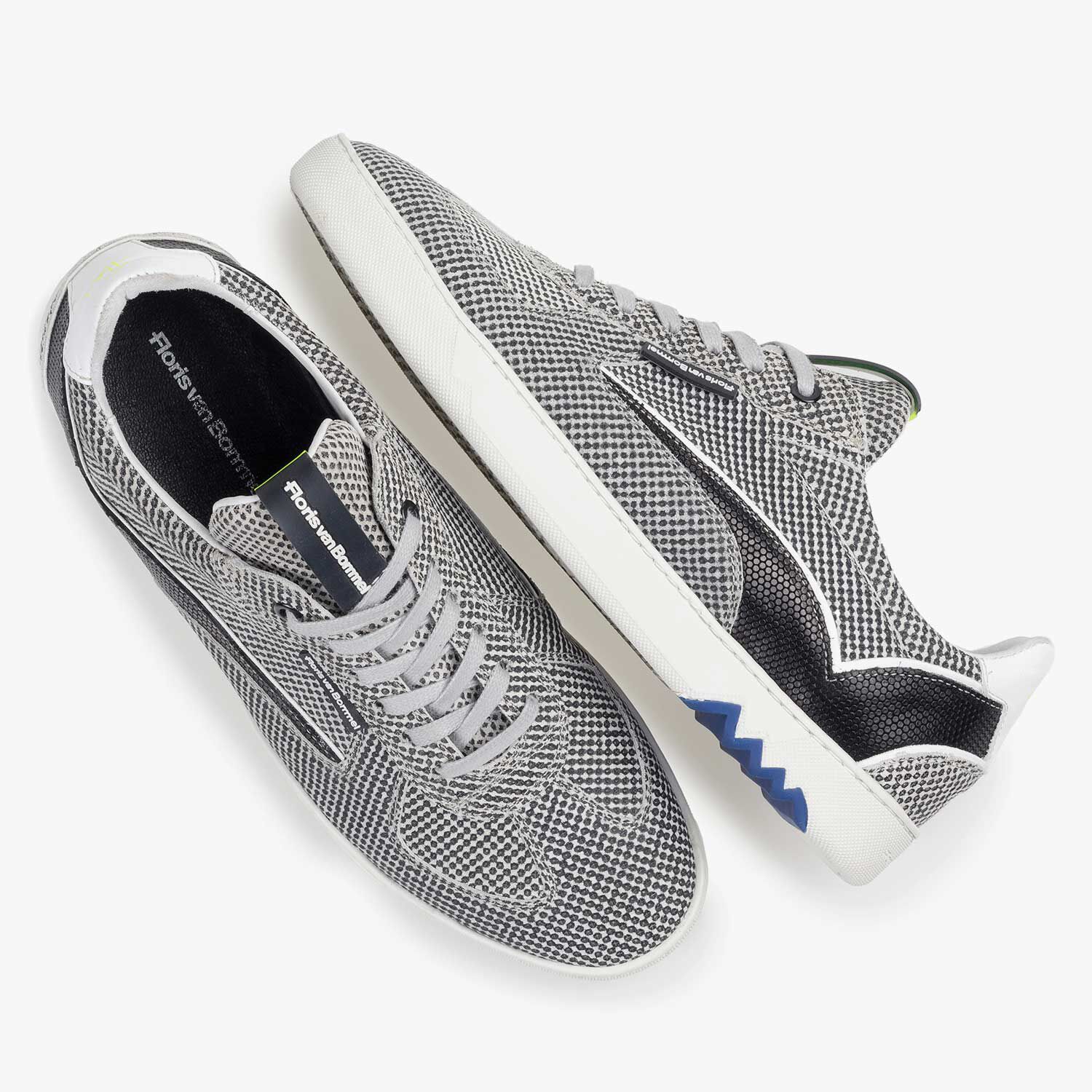 Grey suede leather sneaker 16342 00 Floris van Bommel