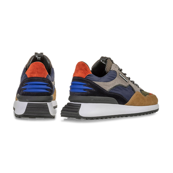 Sharki sneaker su&egrave;de grijs