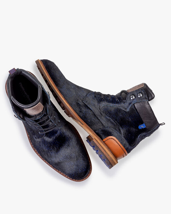 Veterboot pony blauw