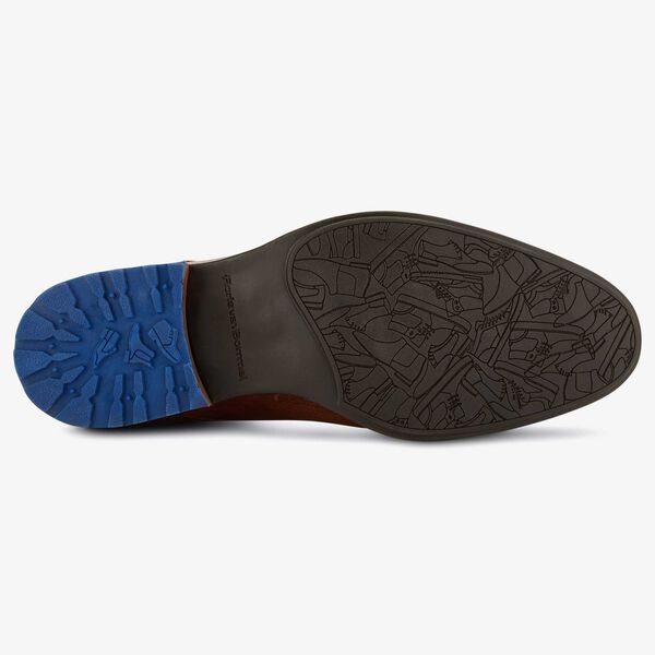 Floris van Bommel cognac leren heren veterboot