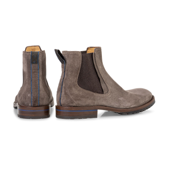 Chelsea boot su&egrave;de taupe