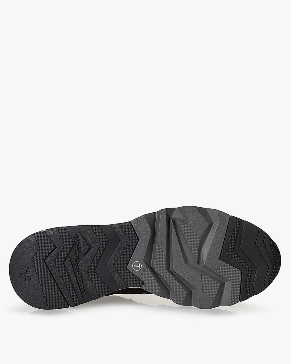 Men's sneakers De Zager 02.43 Black | Floris van Bommel Netherlands