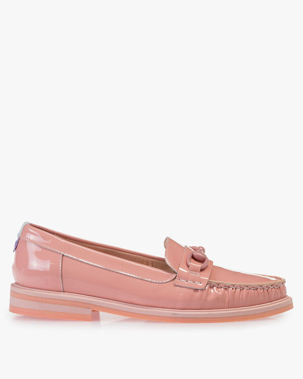 Loafer lakleer roze