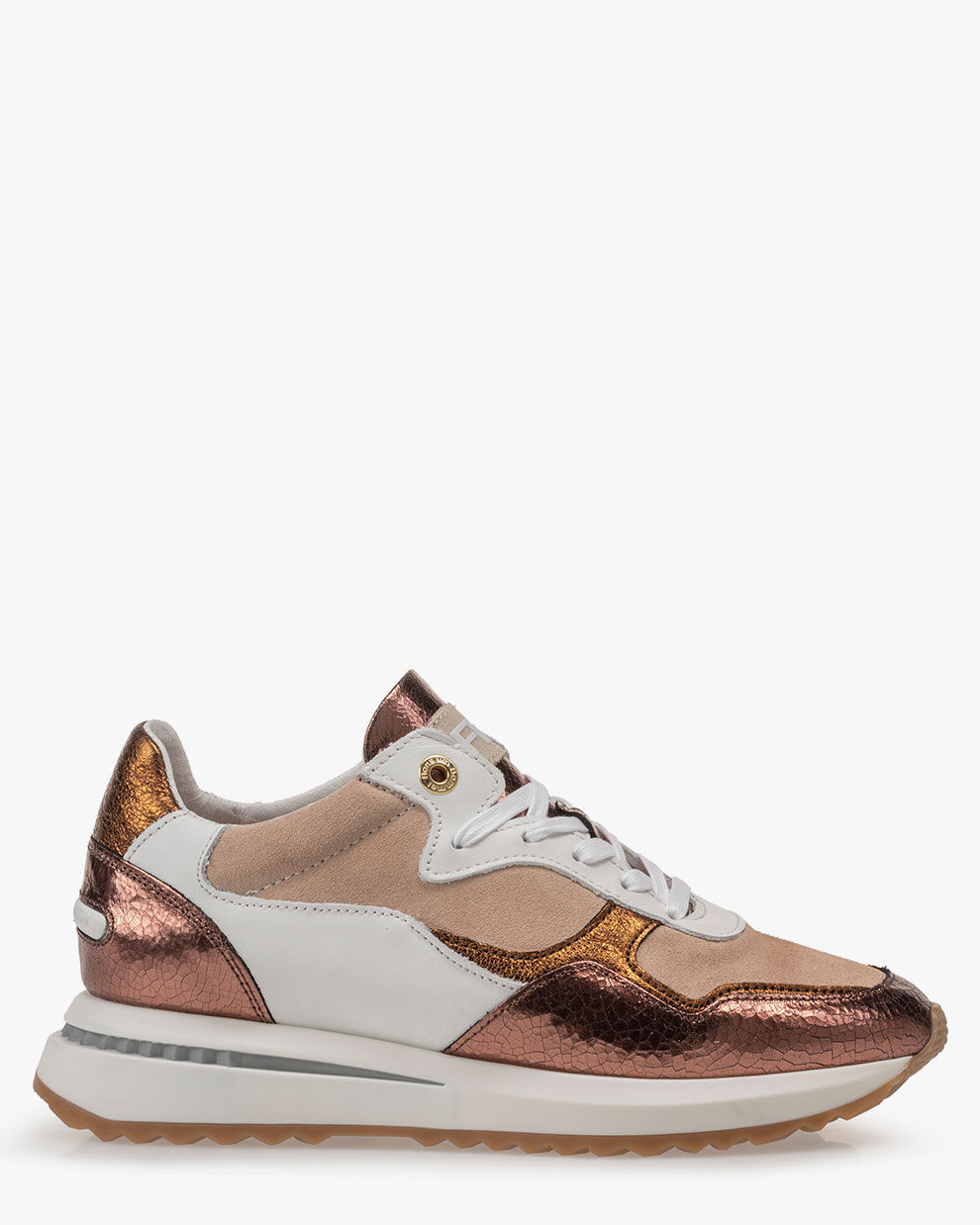 Floris Van Bommel Dames Sneakers Beige combi combi nop runner | Van den  Assem