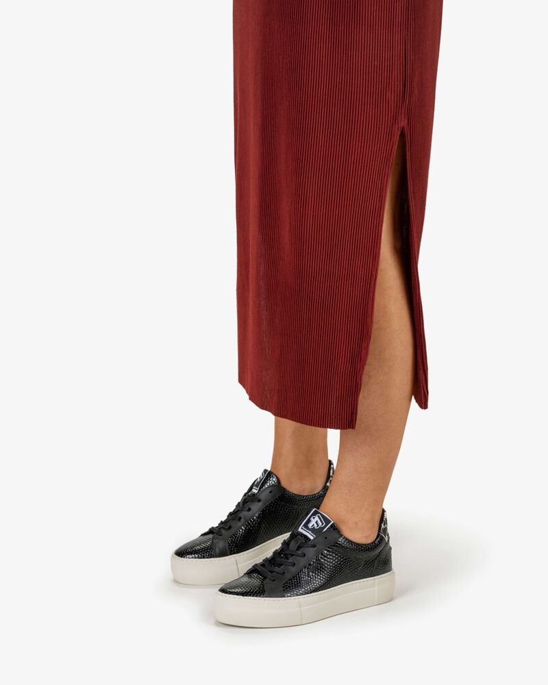 Sneaker kalfsleer zwart