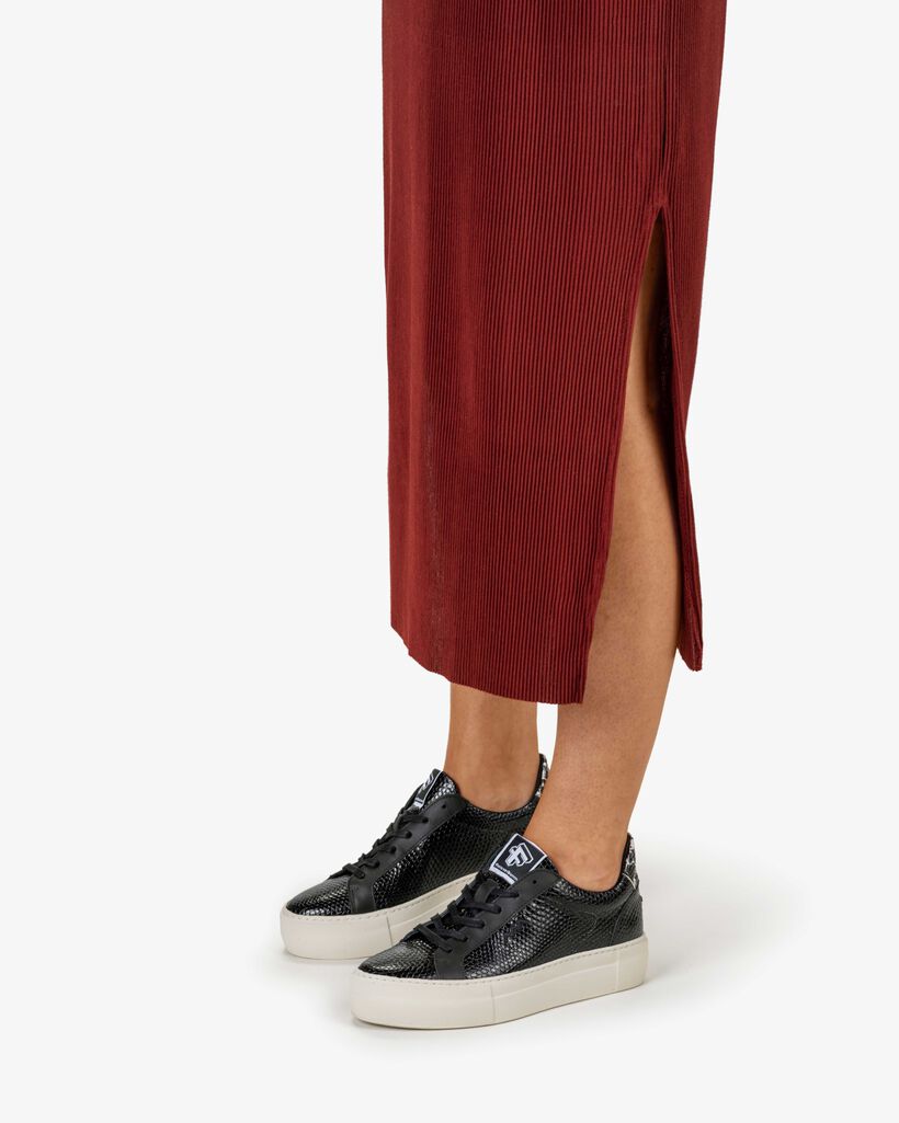 Sneaker kalfsleer zwart