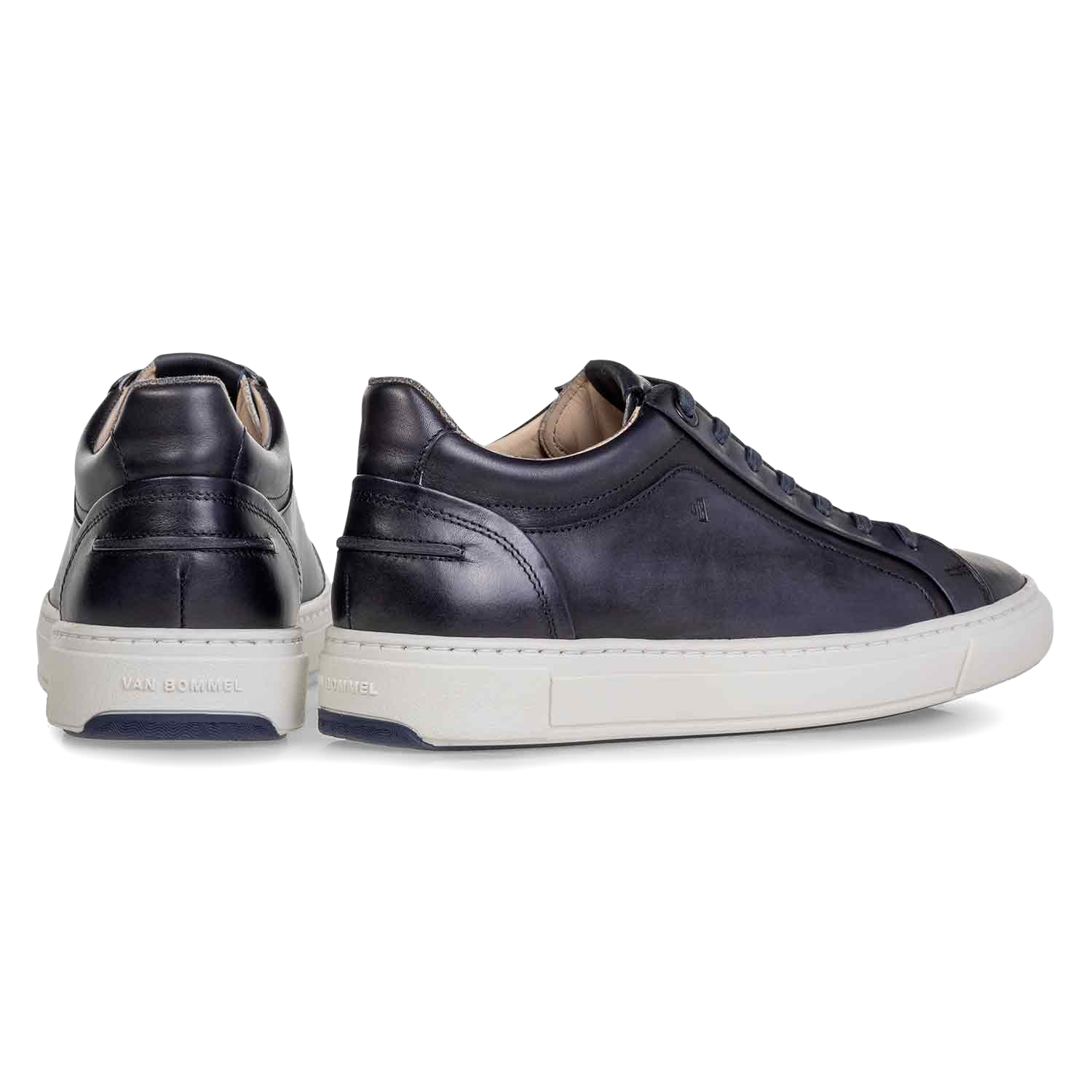 Sneaker calf leather blue 13380/01 | van Bommel Official®