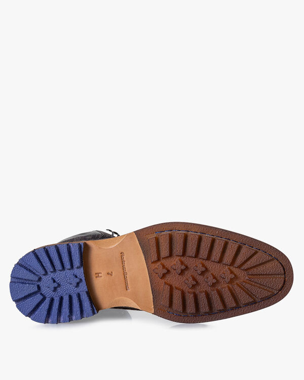 Veterboot su&egrave;de donkergrijs