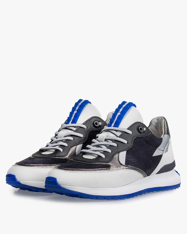 Sneaker calf leather white