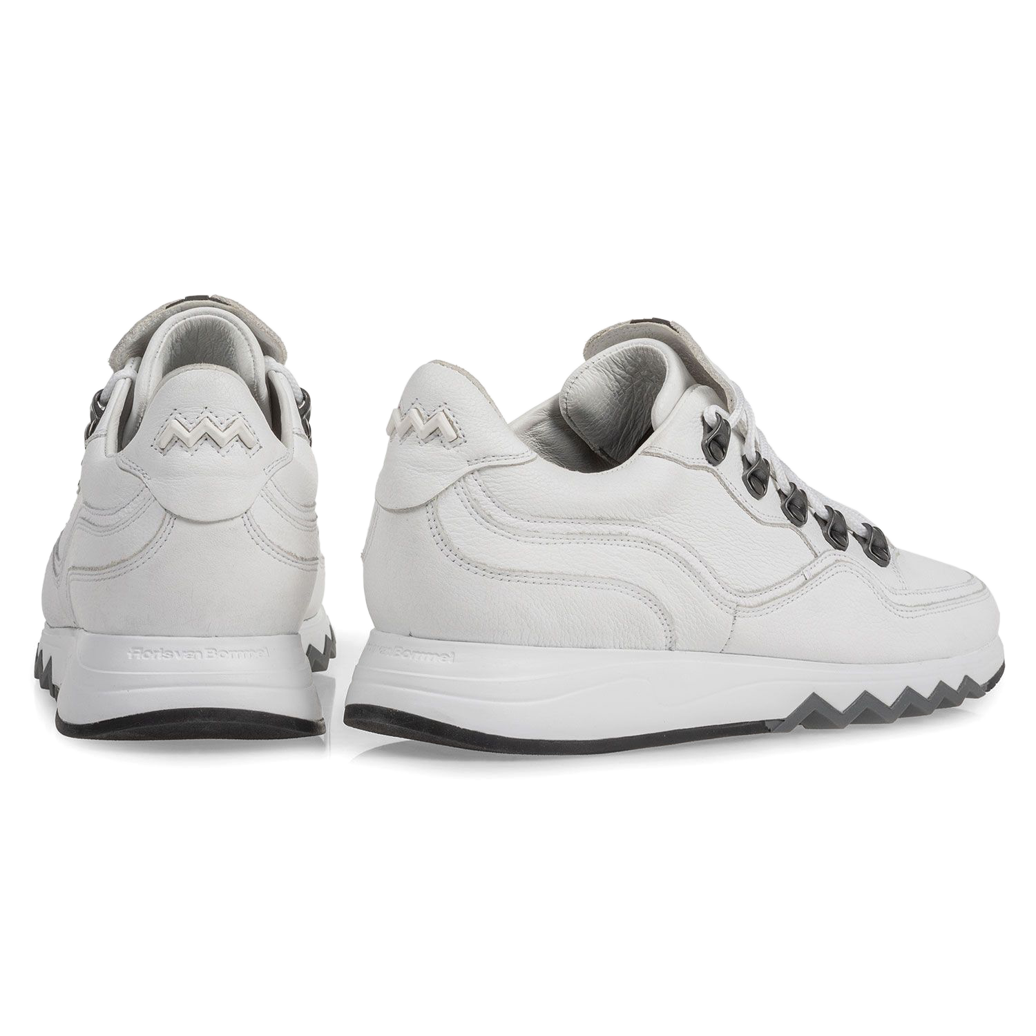 Sneaker met structuur wit SFM-10092-60-01 | Floris van Bommel®