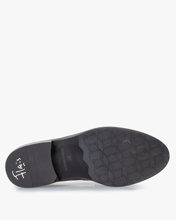 Loafer metallic print blauw