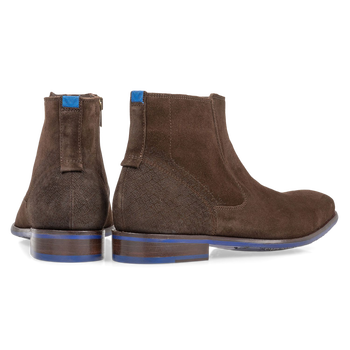Chelsea boot bruin su&egrave;de