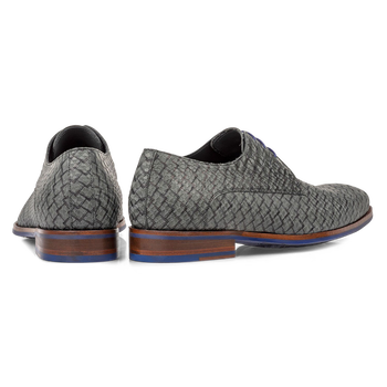 Veterschoen groen nubuckleer