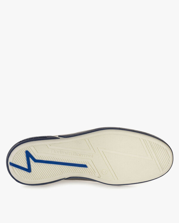 Sneaker kalfsleer donkerblauw