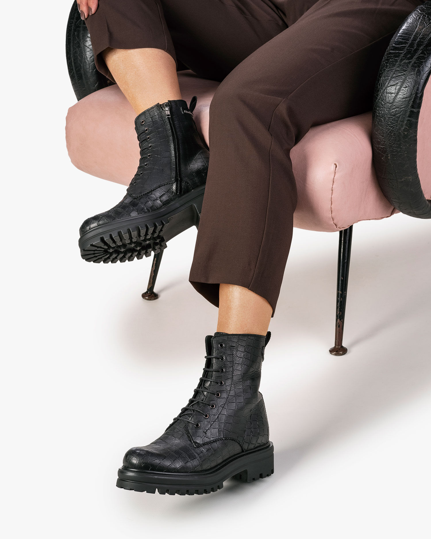 Boot dames zwart Wonki 04.01 | Floris van Bommel Women®