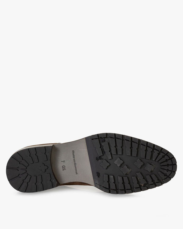 Veterboot su&egrave;de cognac