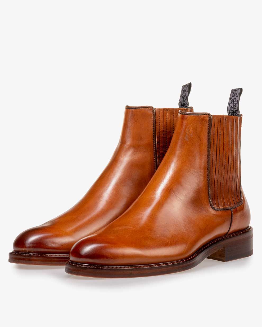 Chelsea boot kalfsleer cognac SFW-50045-23-01 | Floris van Bommel Women®