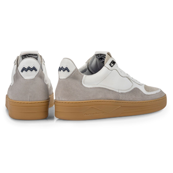 Sneaker suede leather white