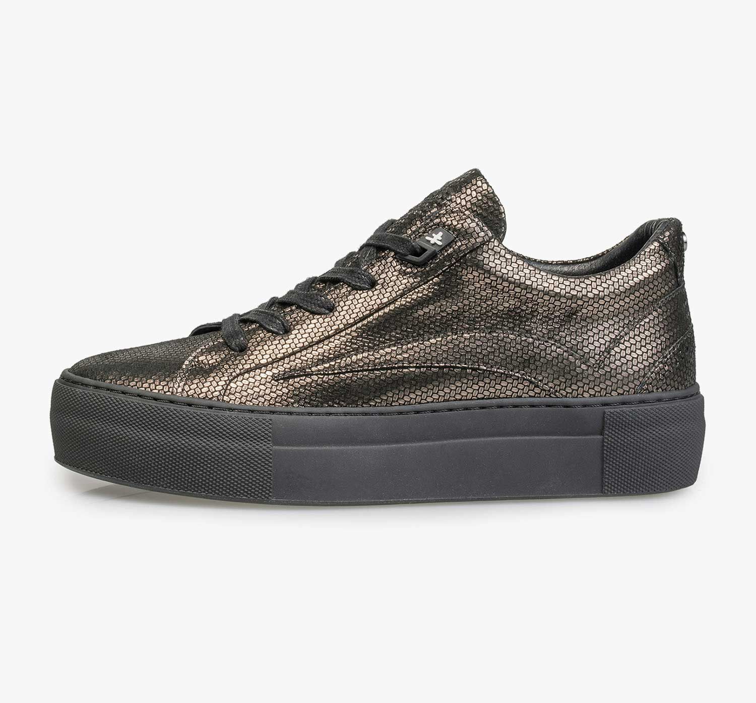 Sneakers bronze metallic sale