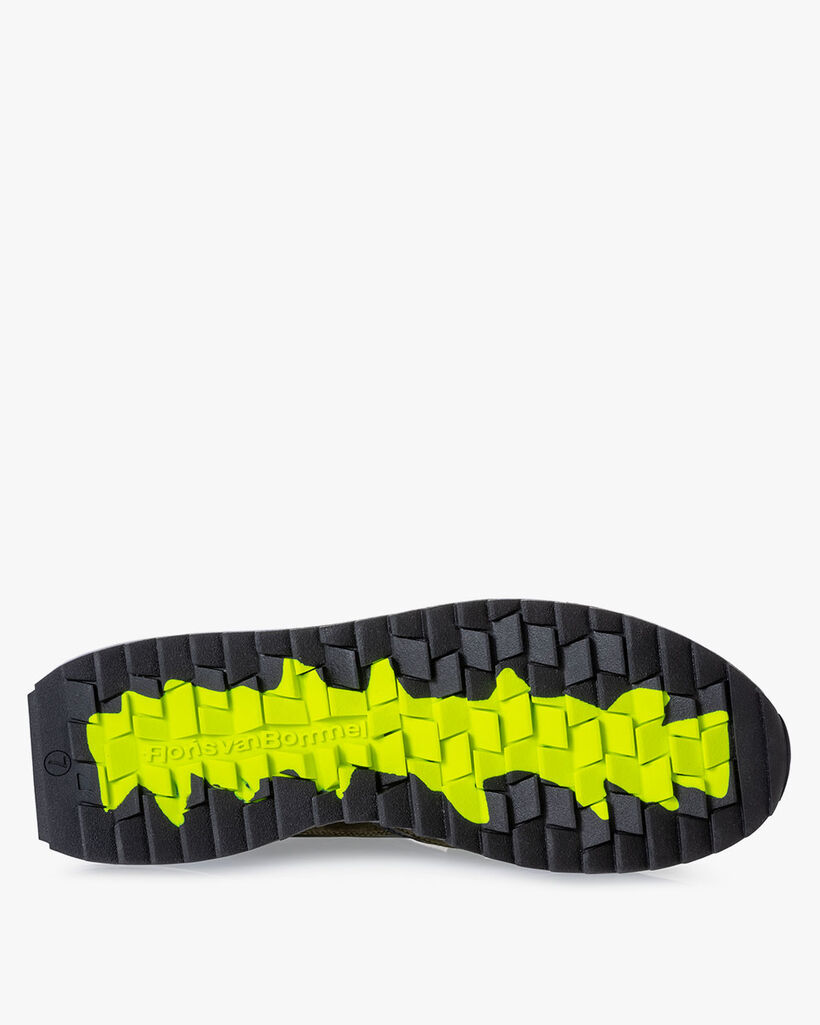 Sharki sneaker suede dark green