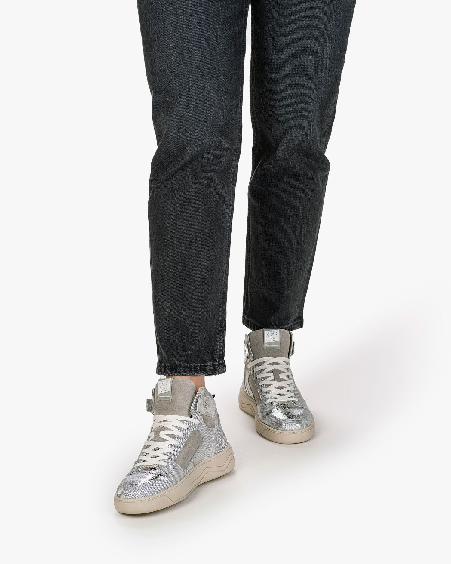 Sneaker zilver Iggi Wedge 01.00 | Floris van Bommel Women®