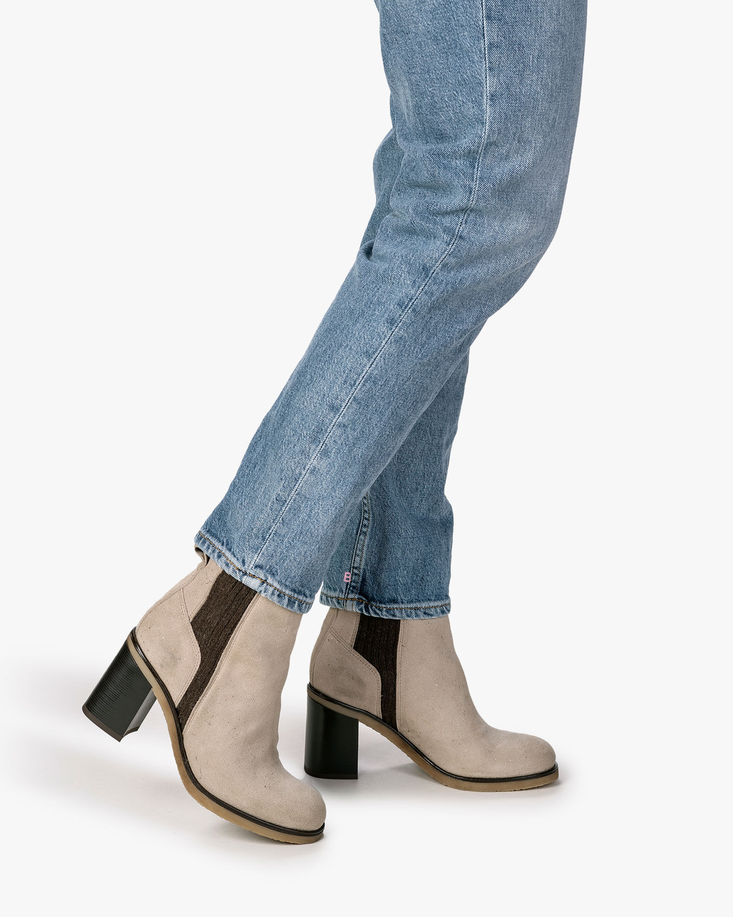 Enkellaars suède Cremoni 01.01 | Floris van Bommel Women®