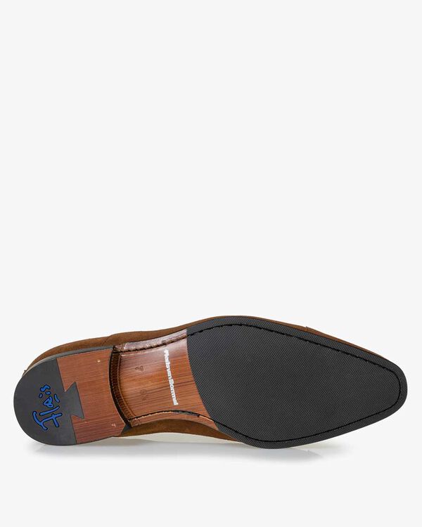 Veterschoen su&egrave;de bruin