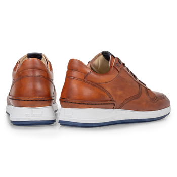 Sneaker kalfsleer cognac