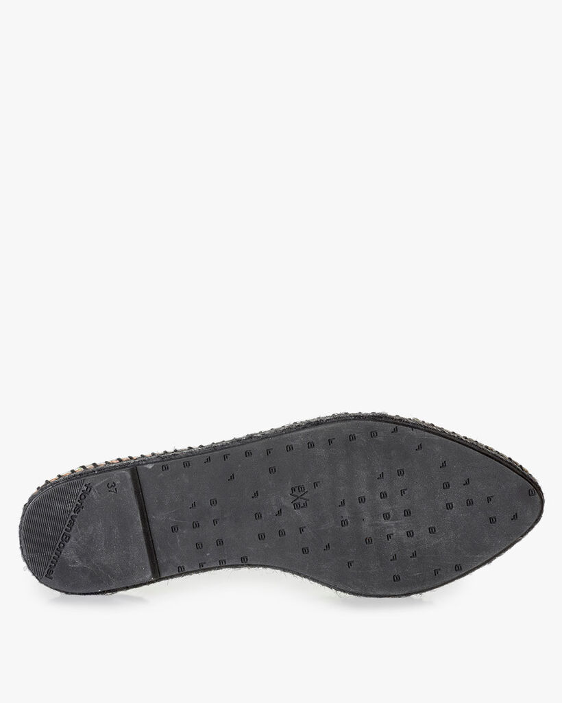 Fluorescent green espadrilles