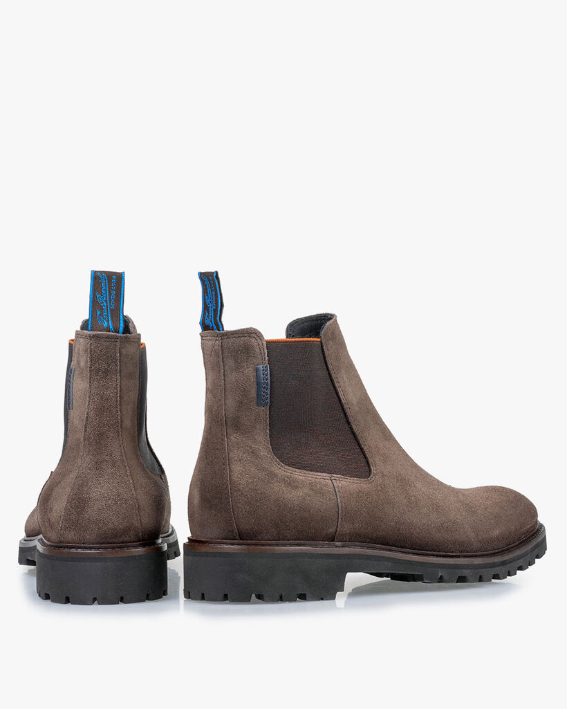 Chelsea boot suede taupe