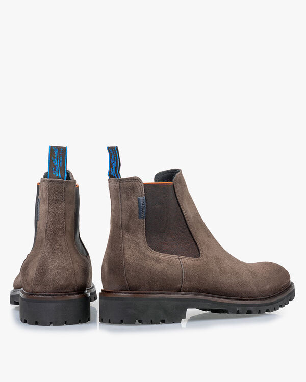 Chelsea boot suede taupe