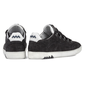 Hiking sneaker nubuck zwart