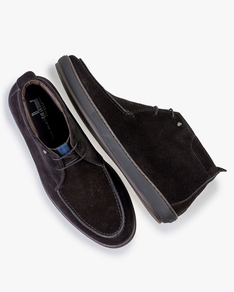 Veterboot su&egrave;de zwart