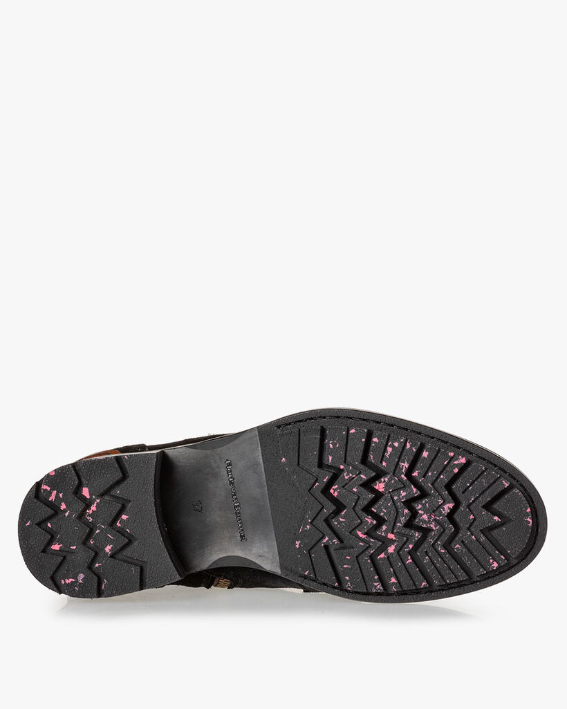 Veterboot su&egrave;de zwart