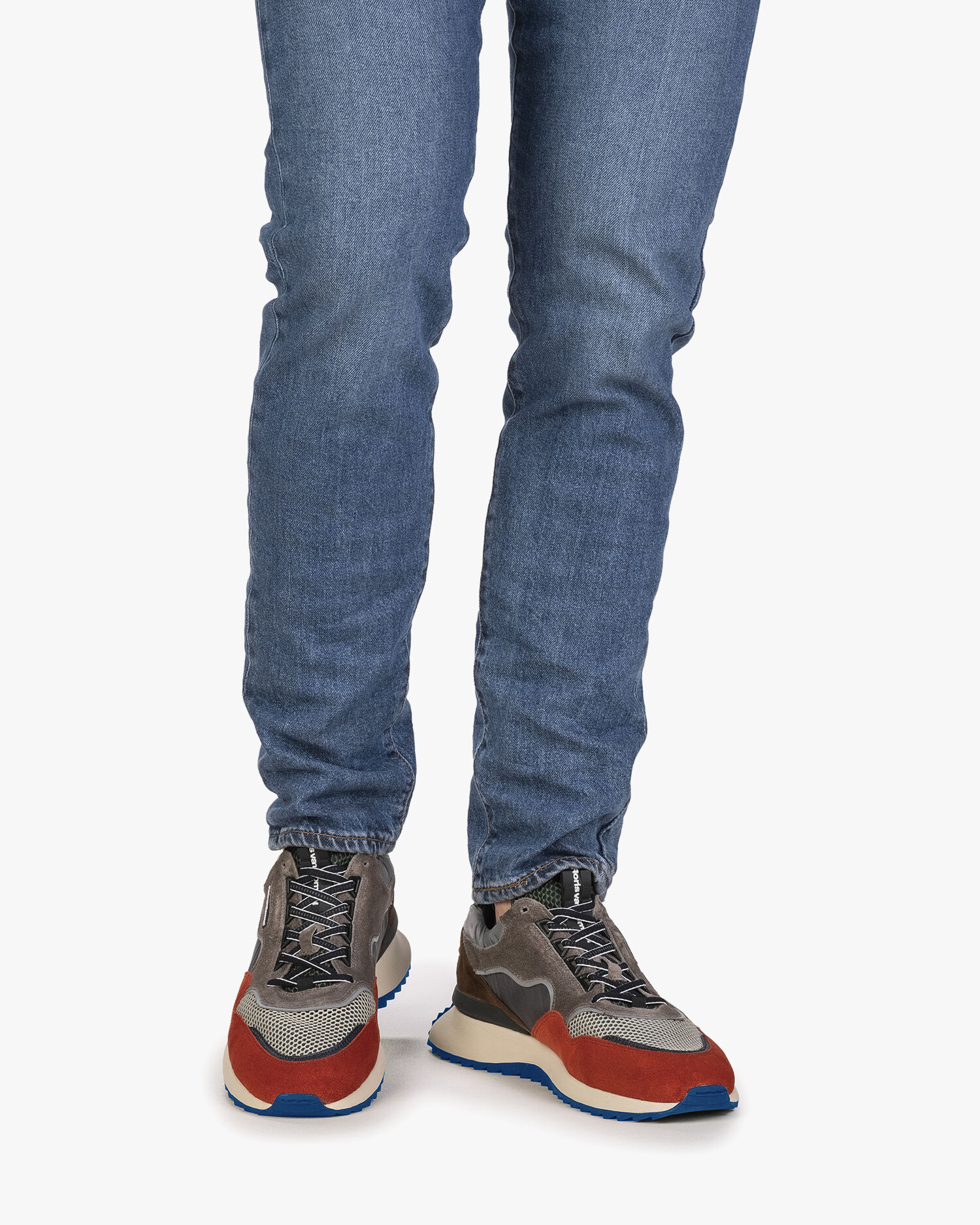 Sneaker oranje Sharki 07.27 | Floris van Bommel Official®