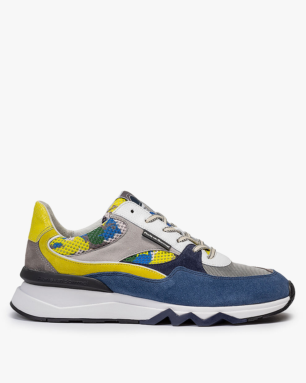 Calvin klein marvin logo green and yellow trainers hotsell