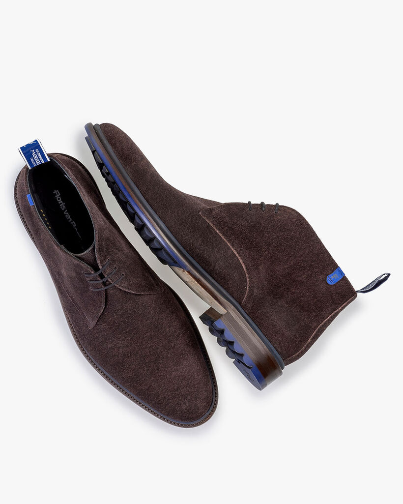 Veterboot su&egrave;de donkerbruin