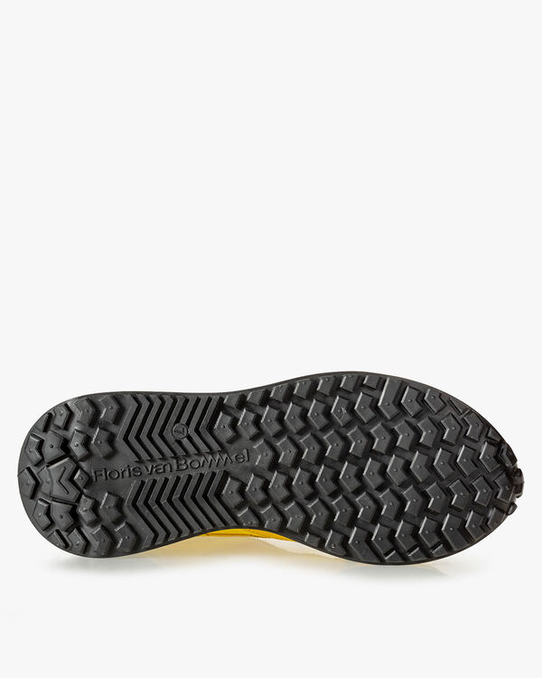 Sneaker textiel geel