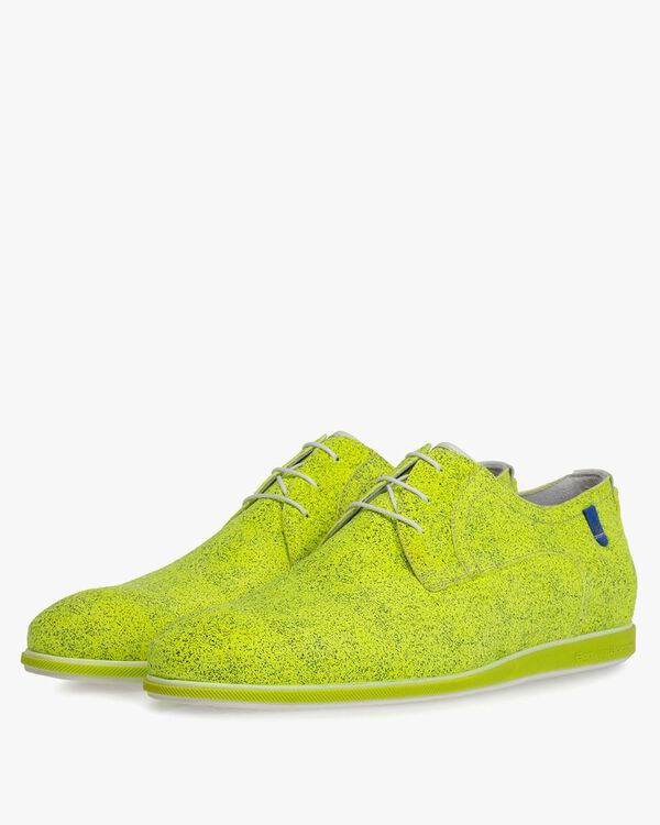 Veterschoen su&egrave;de geel