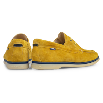 Bootschoen su&egrave;de geel