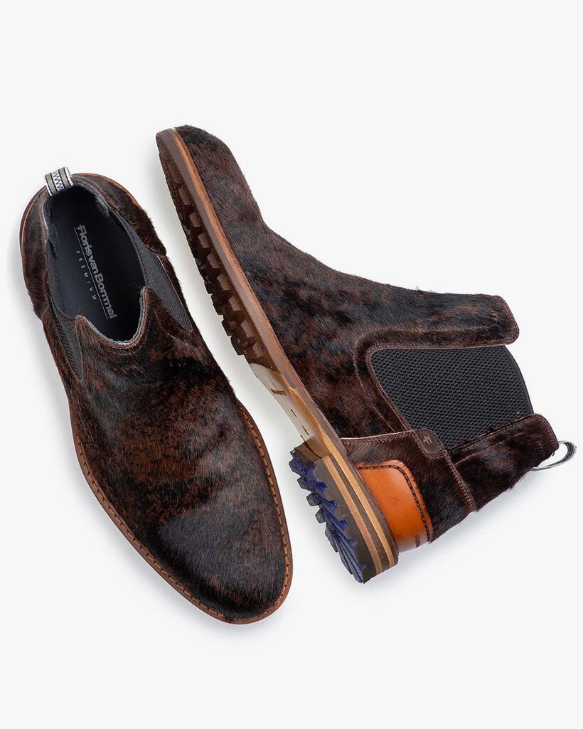 Chelsea boot pony style brown