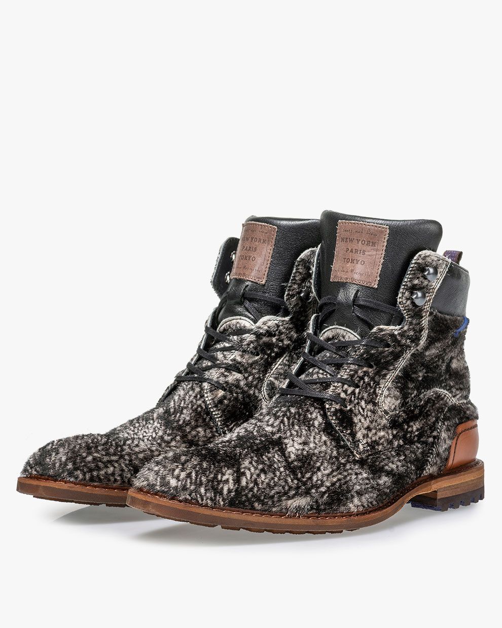 Veterboot pony off-white SFM-80022-61-02 | Floris van Bommel®